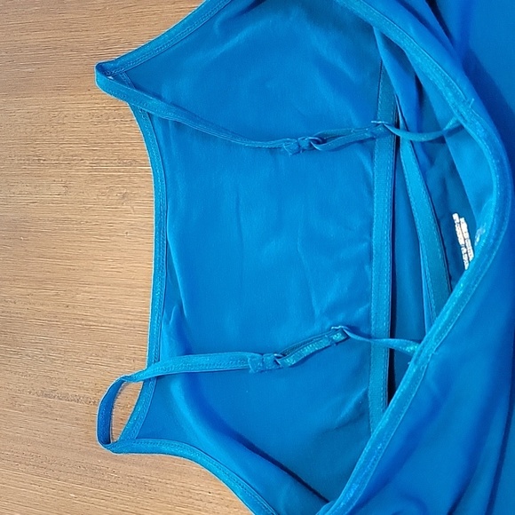 Blue Strappy Cami Tank - Picture 5 of 5